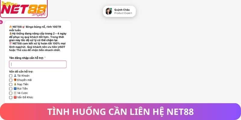 Liên hệ Net88: Hướng dẫn Chi Tiết và Kênh Hỗ Trợ Chính 2026 Tình huống cần liên hệ Net88