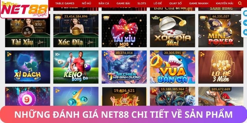 Đánh giá Net88 – Đánh Giá Về Sân Chơi Cá Cược Uy Tín Những đánh giá net88 chi tiết về sản phẩm